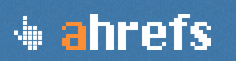 Logótipo dos painéis de relatórios Ahrefs