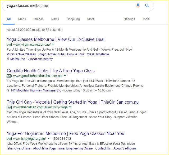 Anúncios do Google